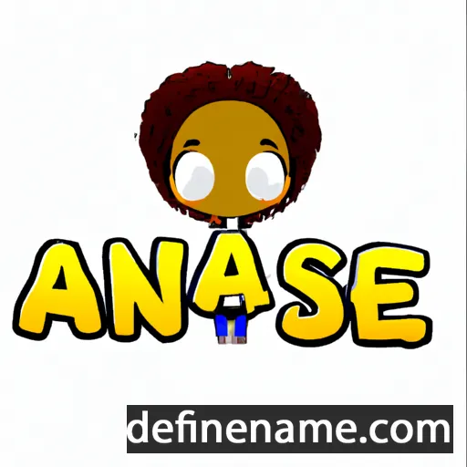 cartoon of the name Ananse