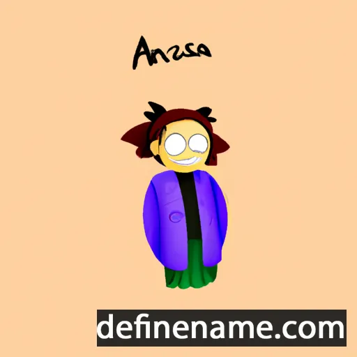 cartoon of the name Anansia