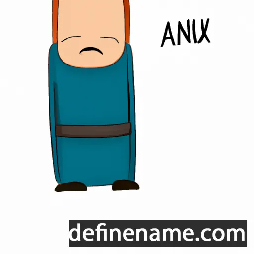 Ananux cartoon