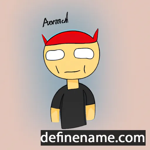 cartoon of the name Anarawd