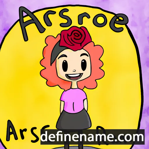 cartoon of the name Anarose