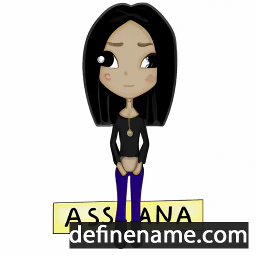 cartoon of the name Anasia