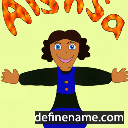 cartoon of the name Anassa