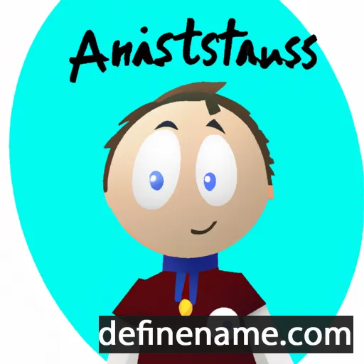 cartoon of the name Anastasijs