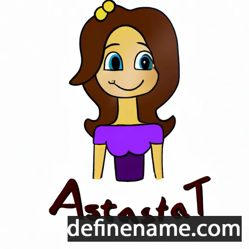 cartoon of the name Anastasya