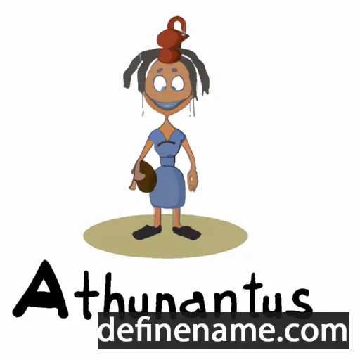 cartoon of the name Anathusa