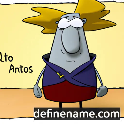 cartoon of the name Anatols