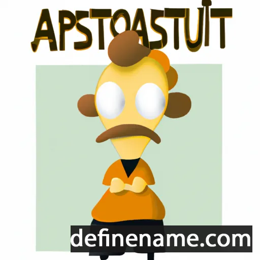 cartoon of the name Anauprost