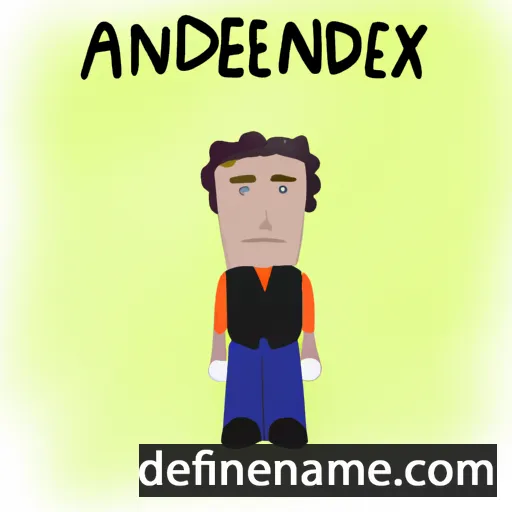 cartoon of the name Anaxandre