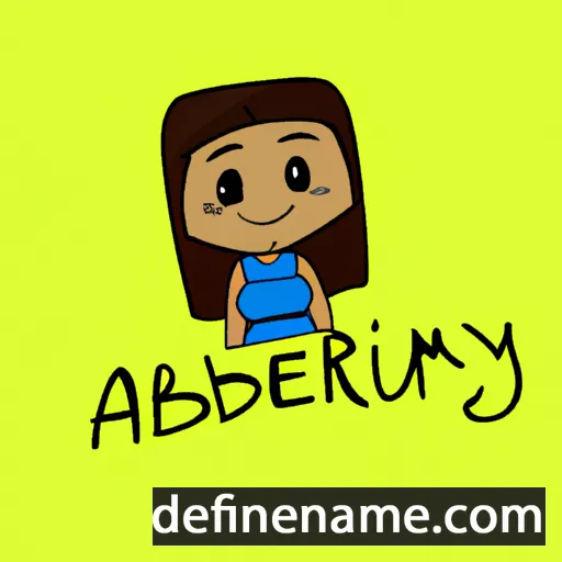 cartoon of the name Anberlyn