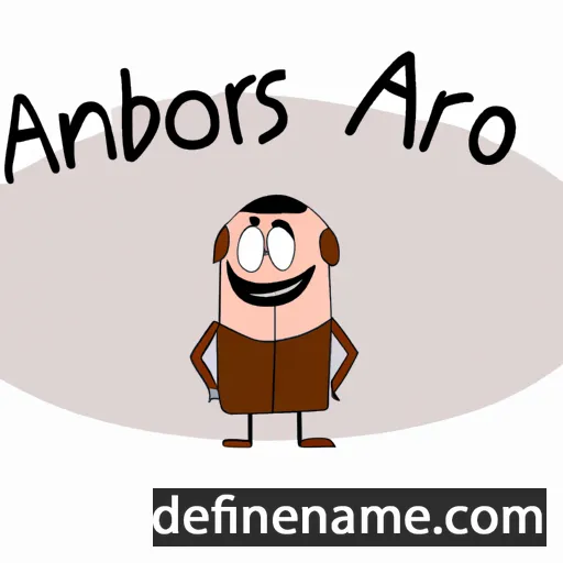 Anbros cartoon