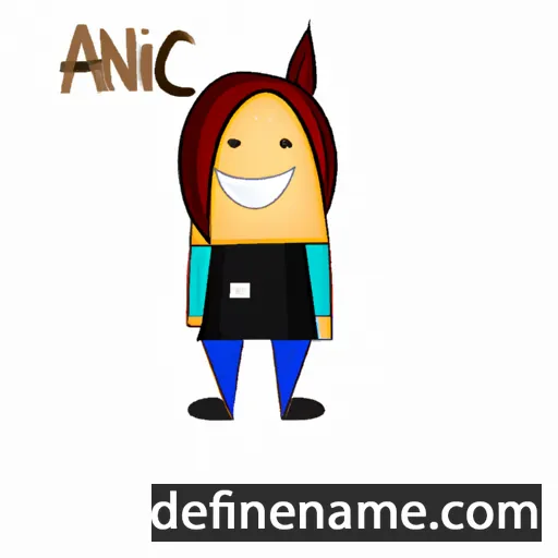 cartoon of the name Anči