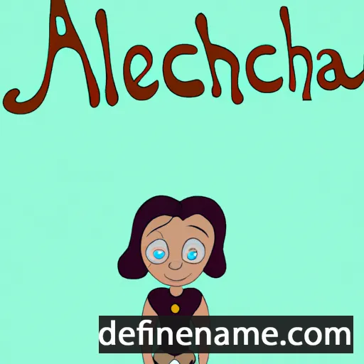 cartoon of the name Anchela