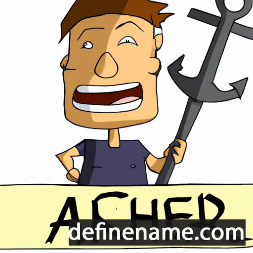 cartoon of the name Ancher