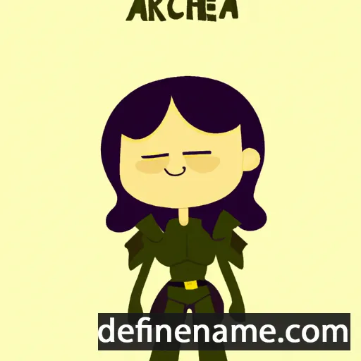 cartoon of the name Anchera