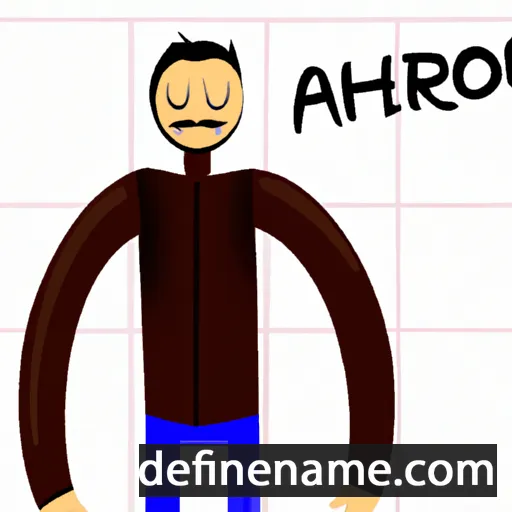 cartoon of the name Anchiroe