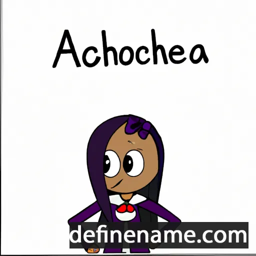 cartoon of the name Anchoretta