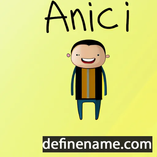 cartoon of the name Ancil