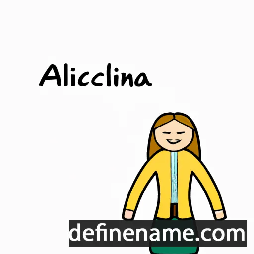 cartoon of the name Ancilina