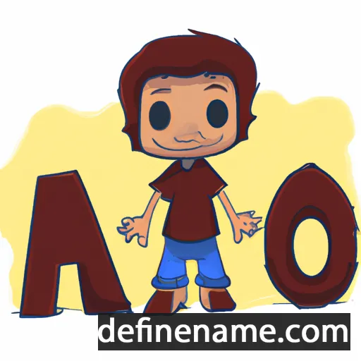 cartoon of the name Anđeo