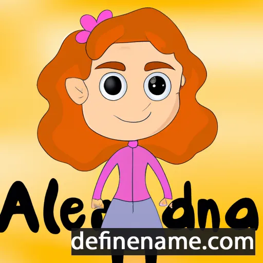 cartoon of the name Andela