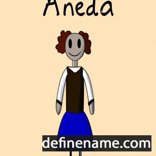 cartoon of the name Andena