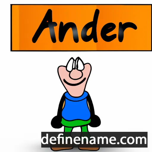 cartoon of the name Andere