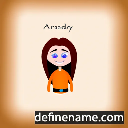 cartoon of the name Andereya