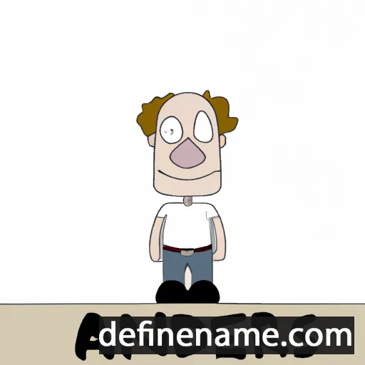 cartoon of the name Anders