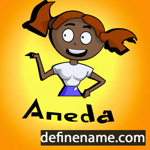 cartoon of the name Andeta