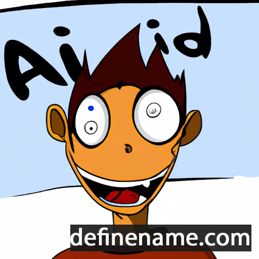 cartoon of the name Andi