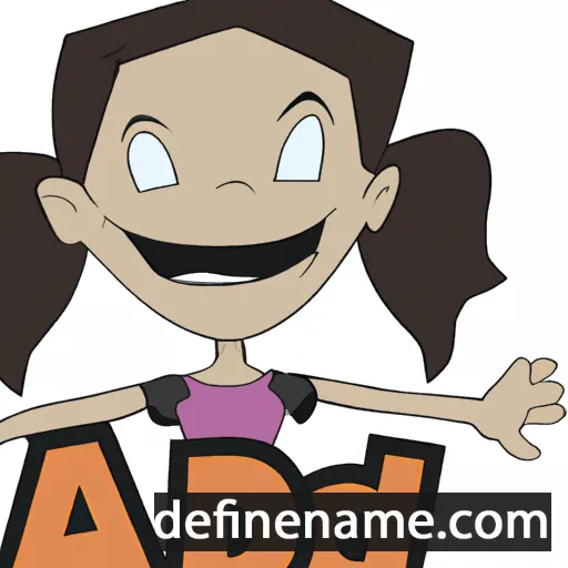 cartoon of the name Andi