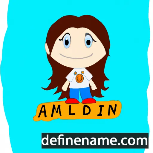 cartoon of the name Andilyn