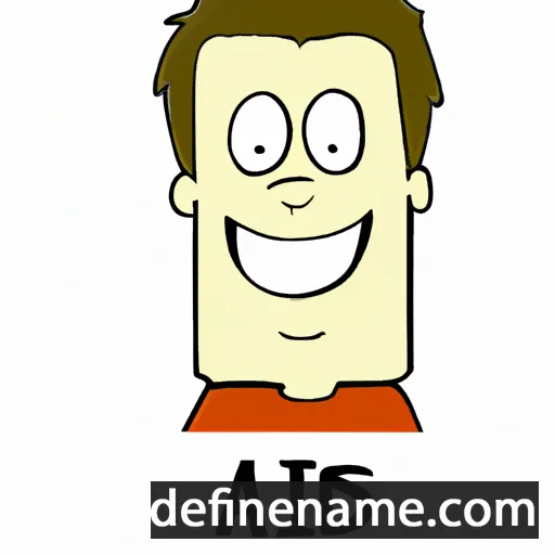 cartoon of the name Andis