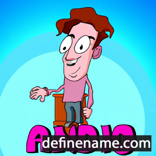 cartoon of the name Ando