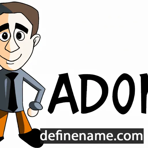 cartoon of the name Andon