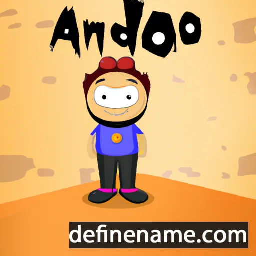 cartoon of the name Andos