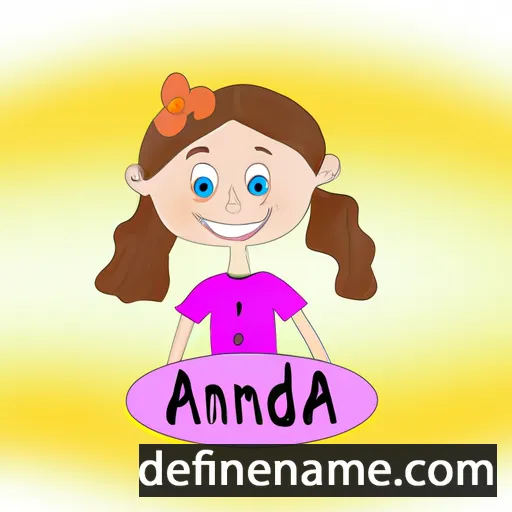 cartoon of the name Andrâ