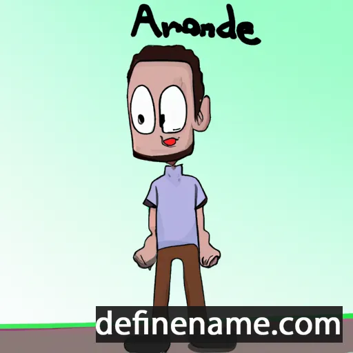 cartoon of the name Andrae