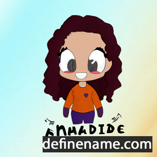 cartoon of the name Andraiméide