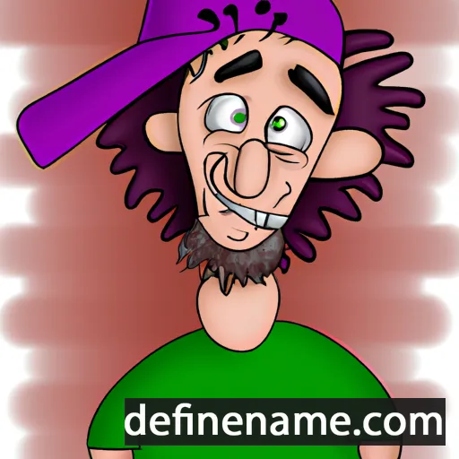 cartoon of the name Andraut