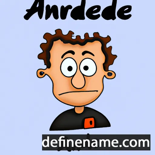 cartoon of the name Andre