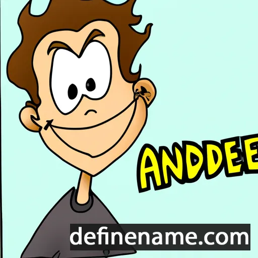 cartoon of the name Andre