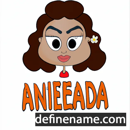 cartoon of the name Andreana