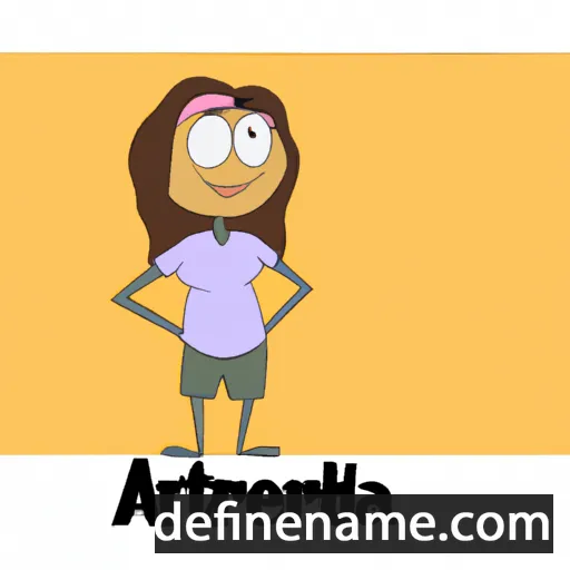 cartoon of the name Andrebita