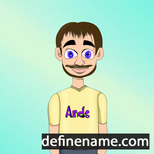 cartoon of the name Andreie