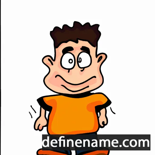 cartoon of the name Andrejan