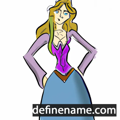 cartoon of the name Andrekina