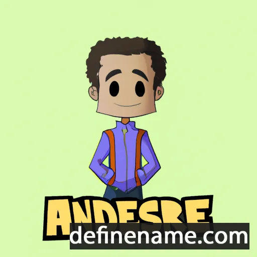 cartoon of the name Andrese