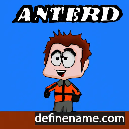 cartoon of the name Andretti